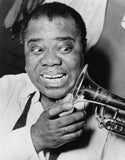 Louis Armstrong poster tin sign Wall Art