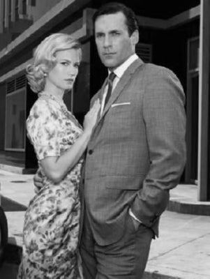 Mad Men Poster Black and White Mini Poster 11"x17"