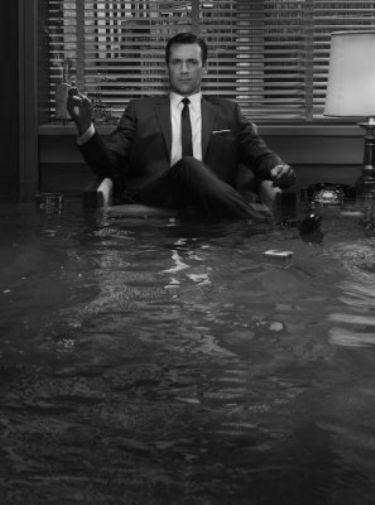 Mad Men Black and White Metal Poster Choose Style The Poster Depot
