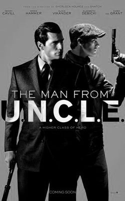 Man From Uncle Black and White poster for sale cheap United States USA