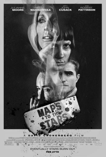 Maps To The Stars Black and White Poster 24