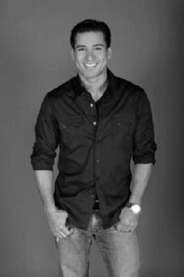 Mario Lopez black and white poster