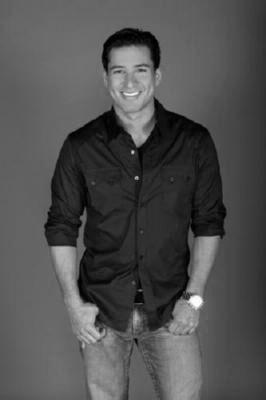 Mario Lopez black and white poster