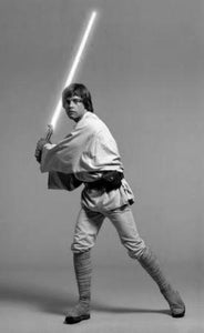 Mark Hamill black and white poster