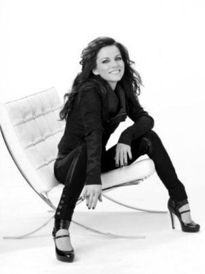 Martina Mcbride black and white poster