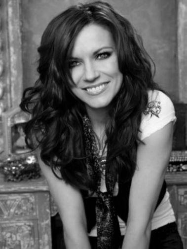 Martina Mcbride black and white poster