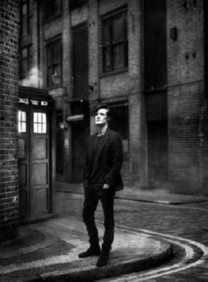 Matt Smith black and white poster