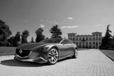 Mazda Shinari poster Black and White poster for sale cheap United States USA