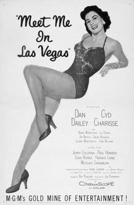 Meet Me In Las Vegas Black and White poster for sale cheap United States USA