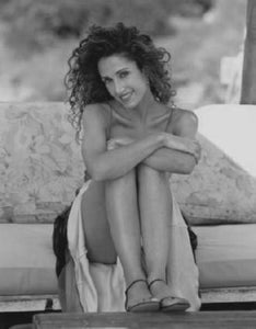 Melina Kanakaredes black and white poster