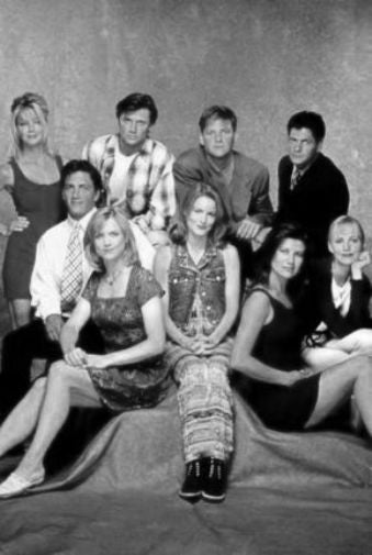 Melrose Place black and white poster