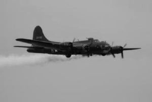 Memphis Belle Poster Black and White Mini Poster 11"x17"