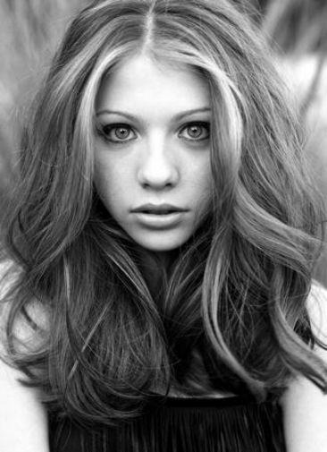 Michelle Trachtenberg black and white poster