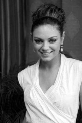 Mila Kunis Poster Black and White Poster 27"x40" The Poster Depot