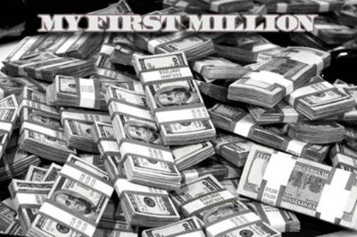 Money black and white poster