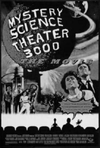 Mystery Science Theater 3000 Stk3K black and white poster