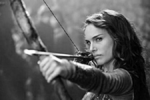 Natalie Portman Poster Black and White Mini Poster 11"x17"