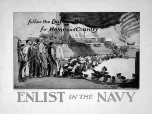 War Propaganda black and white poster