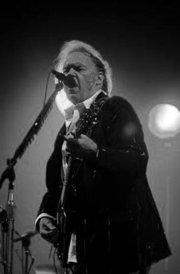 Neil Young Poster Black and White Mini Poster 11"x17"