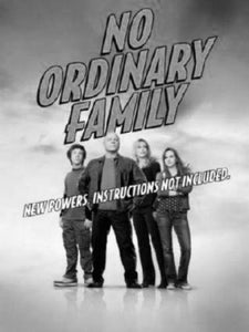 No Ordinary Family black and white poster