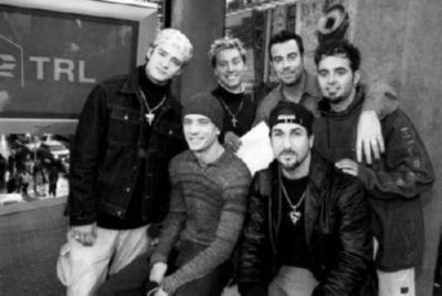 Nsync Poster Black and White Poster On Sale United States