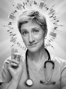 Nurse Jackie Poster Black and White Mini Poster 11"x17"