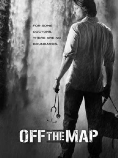 Off The Map black and white poster