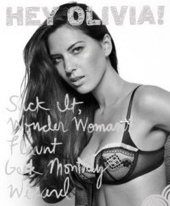 Olivia Munn Poster Black and White Mini Poster 11"x17"