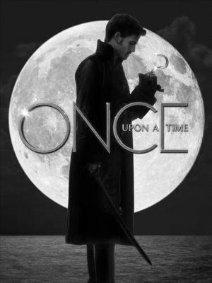 Once Upon A Time black and white poster