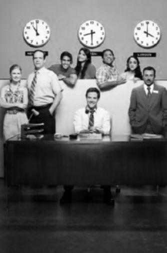 Outsourced black and white poster