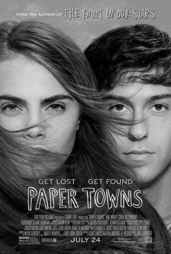 Papertowns black and white poster