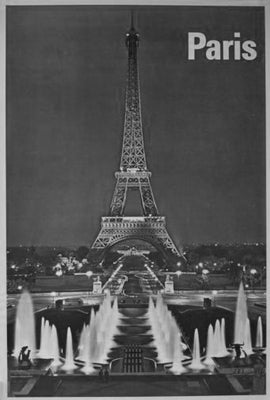 Paris poster Black and White poster for sale cheap United States USA