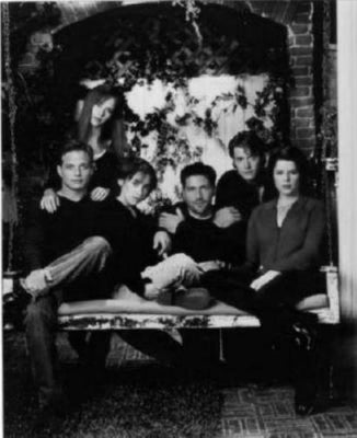 Party Of Five black and white poster