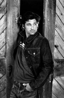 Patrick Dempsey black and white poster
