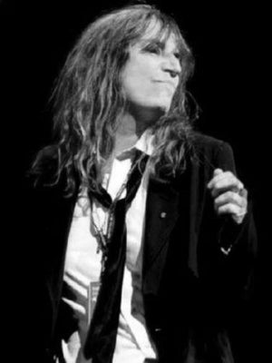 Patti Smith black and white poster