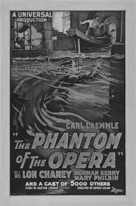 Phantom Of The Opera Black and White poster for sale cheap United States USA