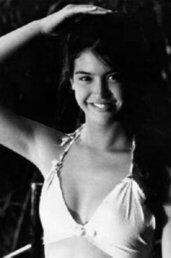 Phoebe Cates black and white poster