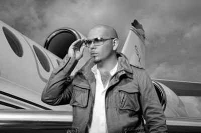 Pitbull Poster Black and White Mini Poster 11"x17"