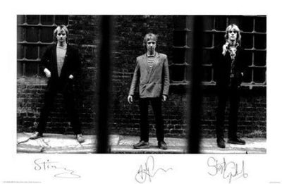 The Police poster tin Metal Print Wall Art