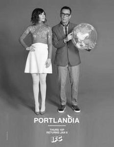 Portlandia black and white poster