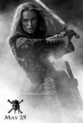 Keira Knightley Poster Black and White Poster On Sale United States