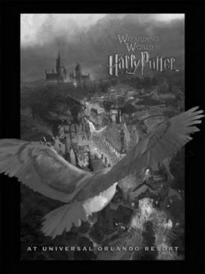 Potter World Theme Park Poster Black and White Mini Poster 11"x17"