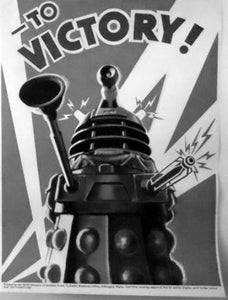 Dr Who Poster Black and White Mini Poster 11"x17"