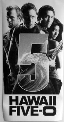 Hawaii Five 0 Black and White Metal Poster Choose Style The Poster Depot