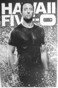 Hawaii Five 0 black and white poster