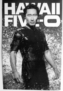 Hawaii Five 0 black and white poster