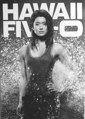 Hawaii Five 0 poster Black and White poster for sale cheap United States USA