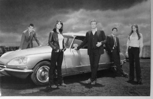 The Mentalist black and white poster