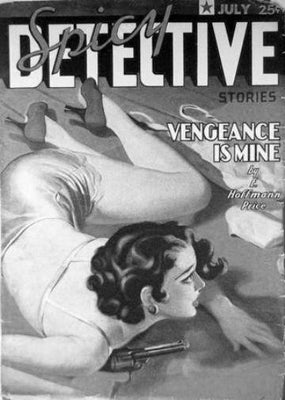 Pulp Fiction Novel Exploitation Art Poster Black and White On Sale United States