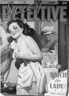 Pulp Fiction Novel Exploitation Art Poster Black and White Mini Poster 11"x17"